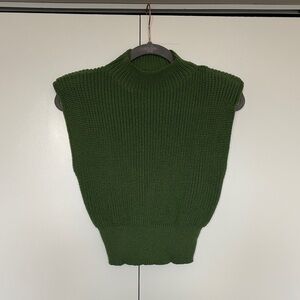 Cider Vibrant Green Knit Top